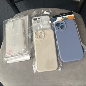iPhone 15 Cases w Screen Protectors
